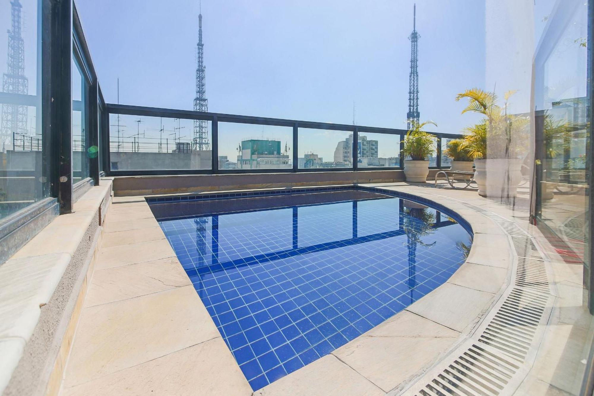 Flat Particular Dentro Do Hotel Executive Transamerica Faria Lima! São Paulo Exteriör bild